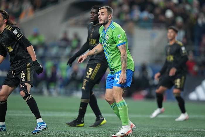 Delantero del Seattle Sounders Jordan Morris